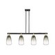 preview thumbnail 15 of 47, Innovations Lighting Urban Downtown - Brookhaven Almond - 4 Light 48" Stem Hung Island Light Slate/Black Antique Brass