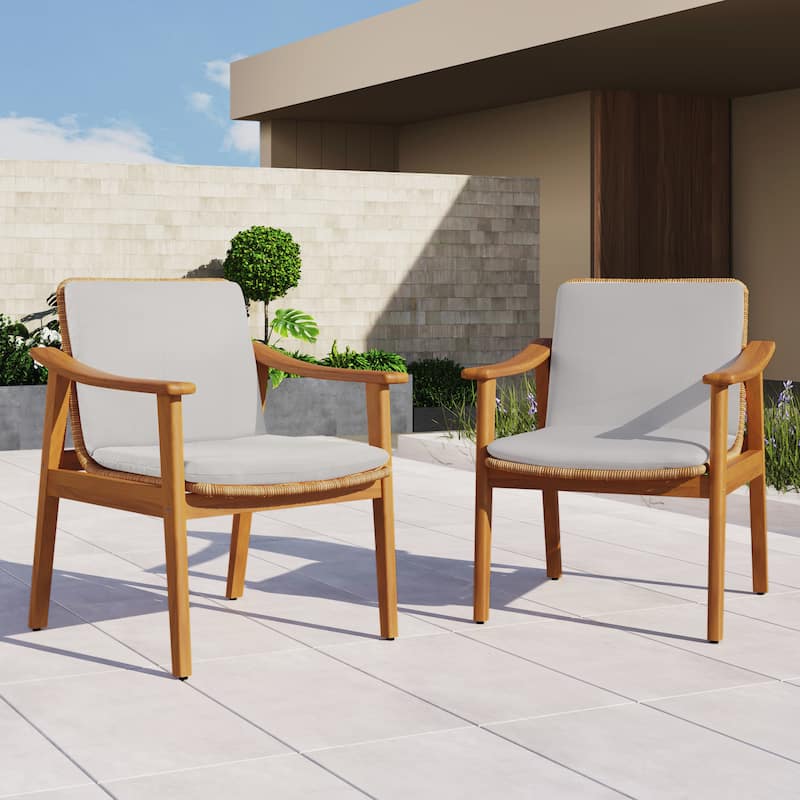 Outdoor Dining Chairs Set of 2
