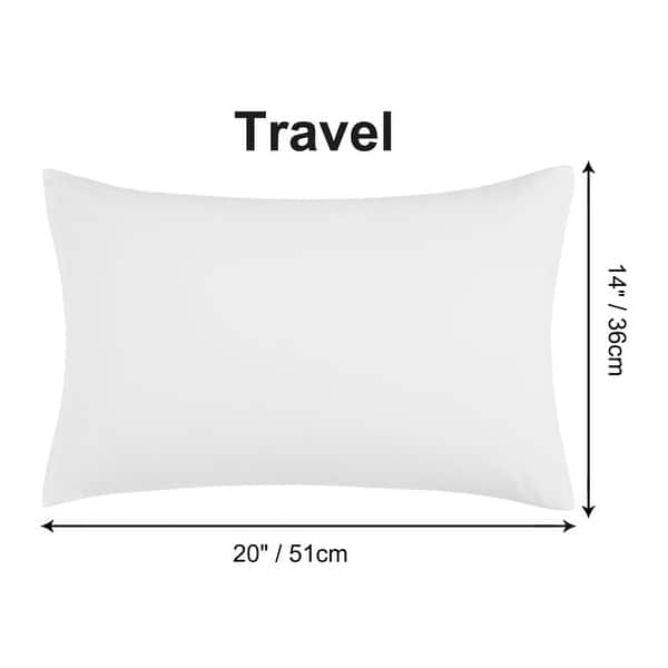 dimension image slide 9 of 39, 2 Pcs Zippered Pillowcases, Brushed Microfiber Pillow Case Cover