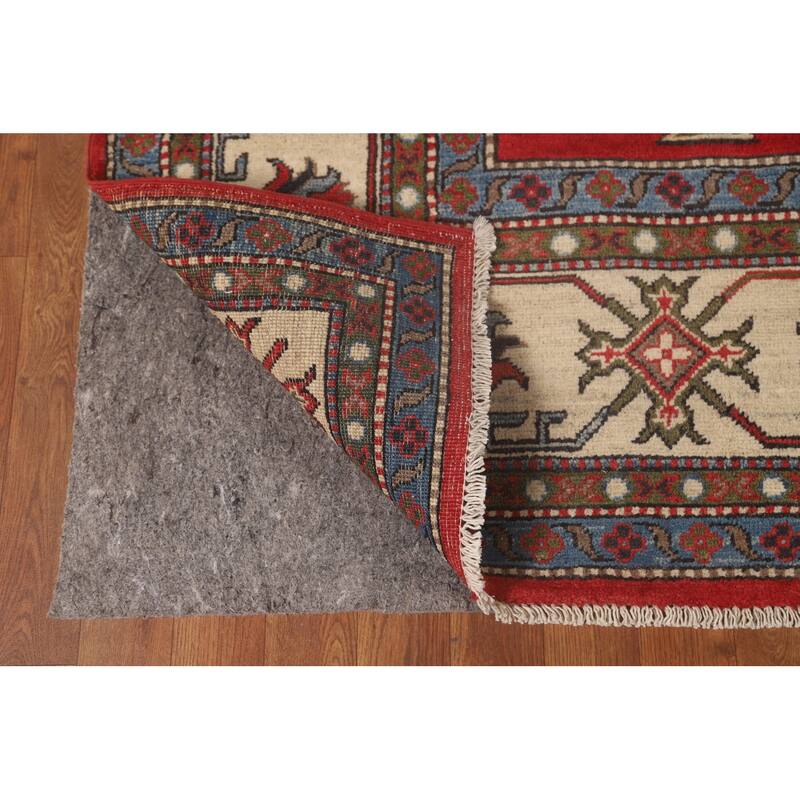 Traditional Kazak Oriental Area Rug Handmade Red Wool Carpet - 8'7"x 11'3"