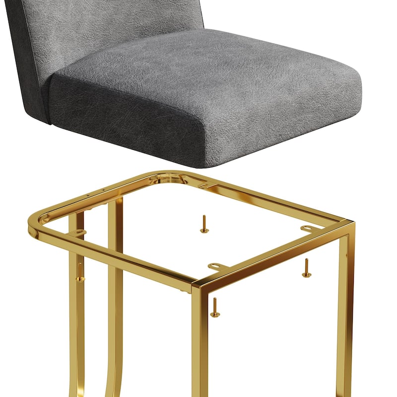 Ostweer Furniture Set of 2 Simple Design Dining Bar Chairs