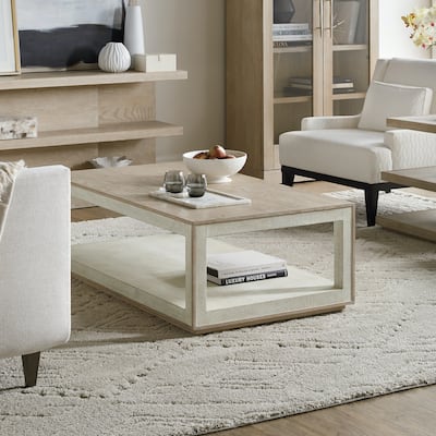 Hooker Furniture Cascade 52" Wide Casual Luxury Cocktail Coffee Table