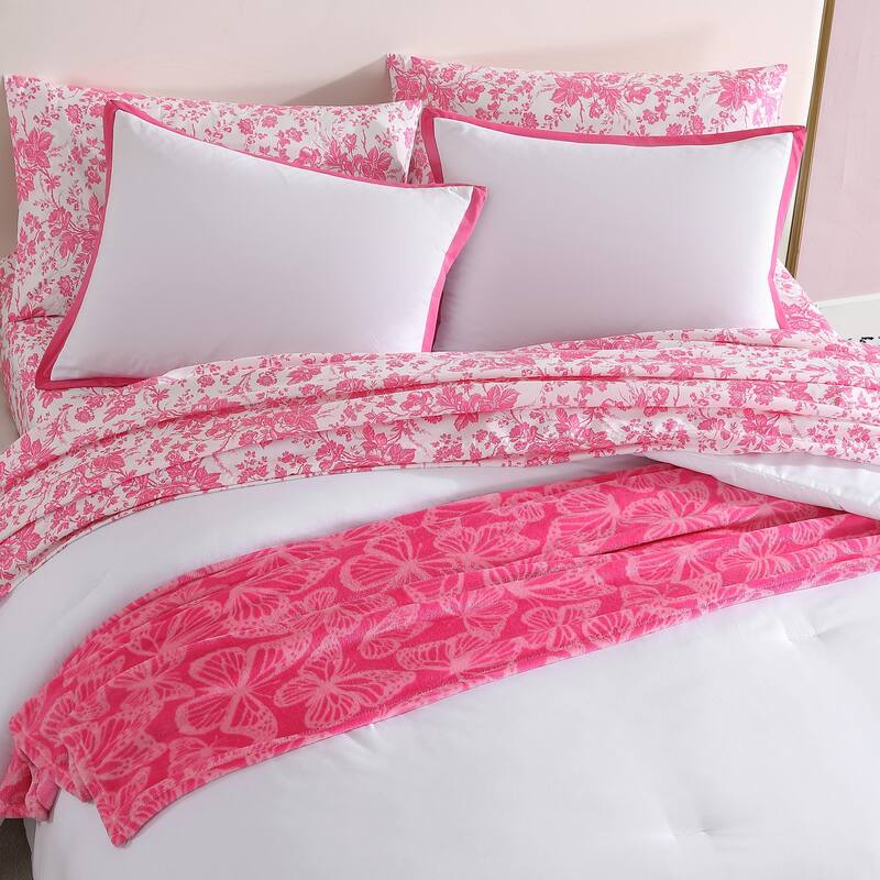 Betsey Johnson Signature Hotel Solid Comforter Bonus Set