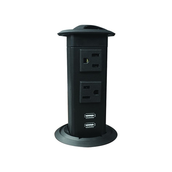 Hafele 822 99 340 Two Outlet Pop Up Station With Usb Hafele 822 99 340 Two Outlet Pop Up Station With Usb Charging Ports