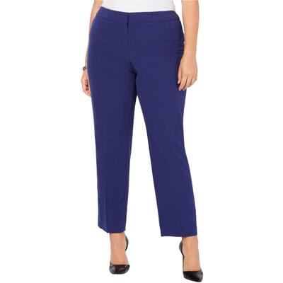 Nine West Womens Waist Stretch Casual Trouser Pants