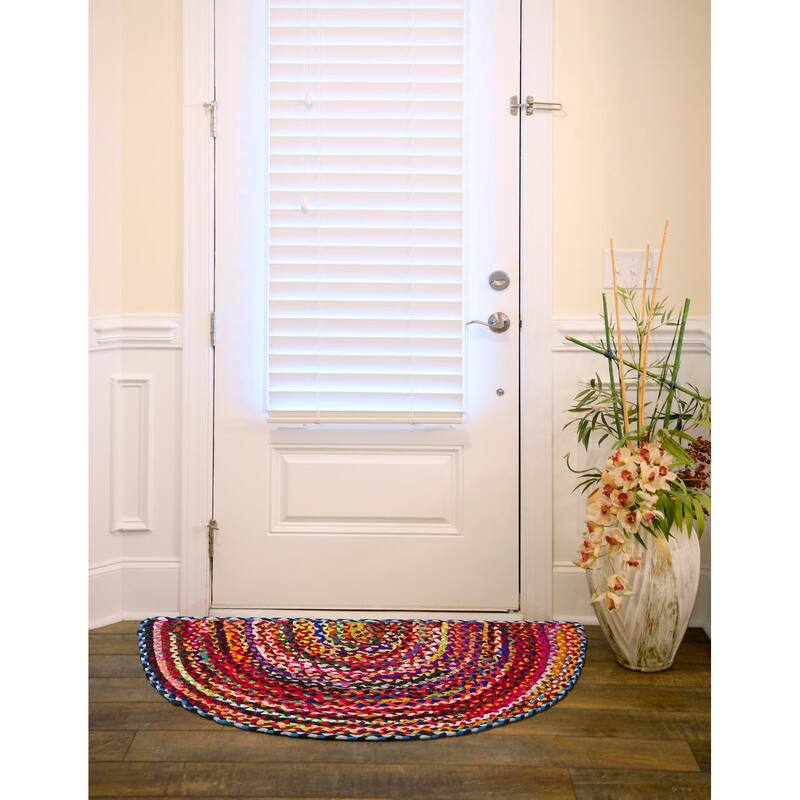 Braided Slin Collection Area Rug