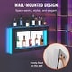 preview thumbnail 27 of 29, LED Lighted Liquor Bottle Display, Commercial Illuminated Home Bar Shelf, Whiskey Rack Stand, Acrylic Drink Shelves