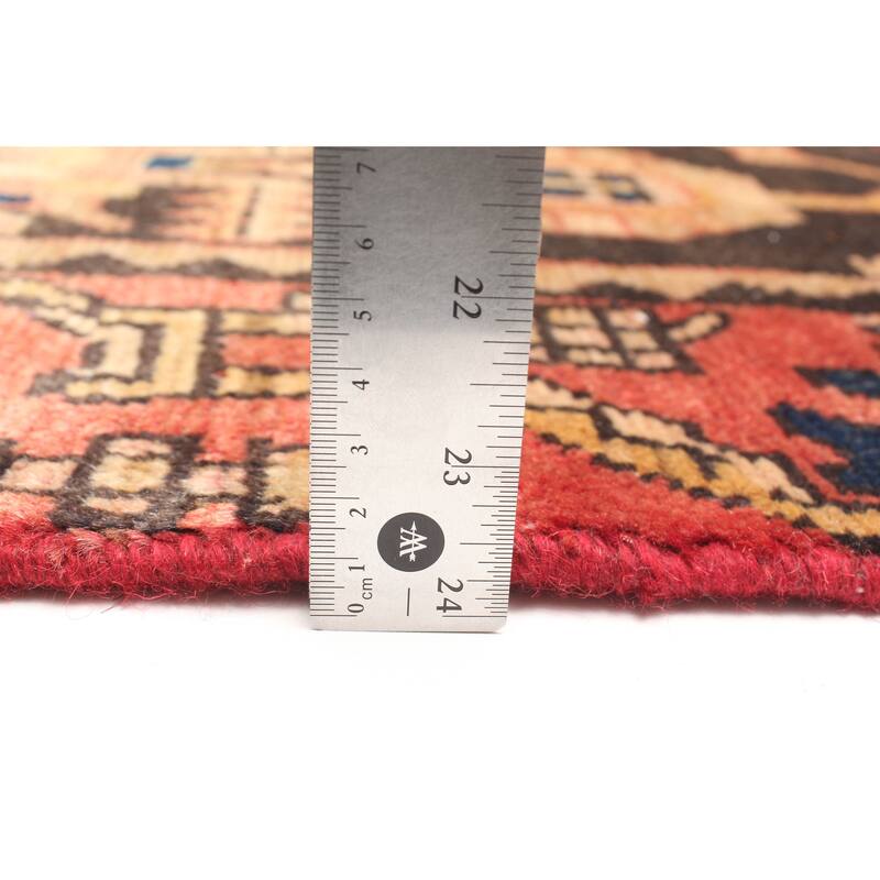 ECARPETGALLERY Hand-knotted Andelz Dark Brown Wool Rug - 4'2 x 6'3