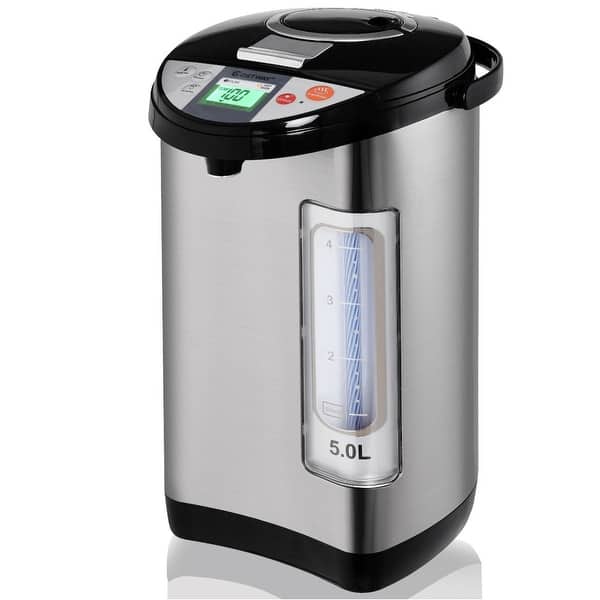 Costway 5-Liter LCD Water Boiler and Warmer Electric Hot Pot Kettle -  9''X12''X16'' - Bed Bath & Beyond - 20546014