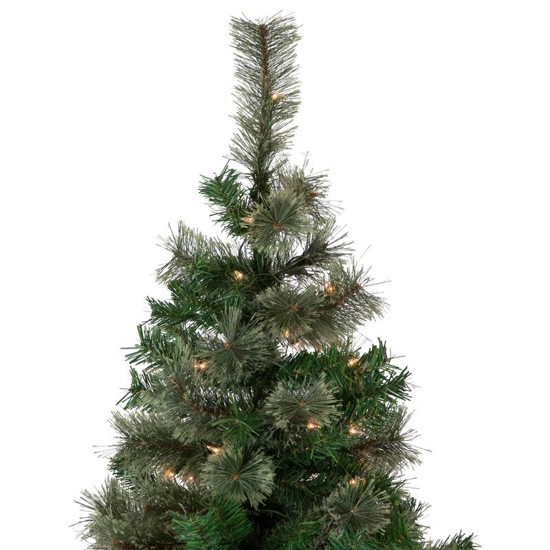 6.5' Oregon Cashmere Pine Artificial Christmas Tree, Clear Lights - 6.5 Foot