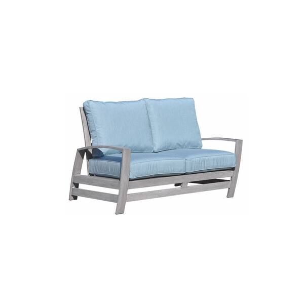 Shop Courtyard Casual Cabo Motion 4 Piece Loveseat Fire Pit Set