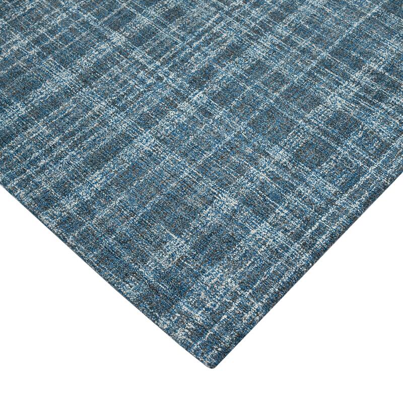 Copper Grove Clare Plaid Hand-Tufted Wool Area Rug