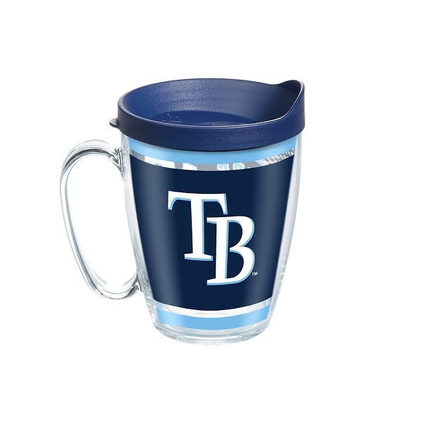 MLB Tampa Bay Rays Legend 16 oz Coffee Mug with lid