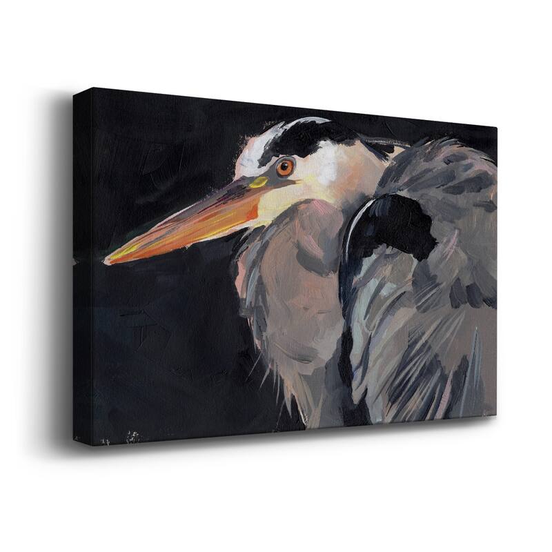 Great Heron II Premium Gallery Wrapped Canvas - Ready to Hang