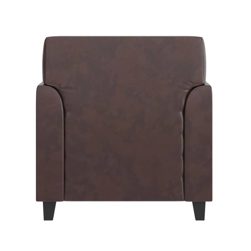 LeatherSoft Chair with Clean Line Stitched Frame - 30.5"W x 29"D x 31.5"H
