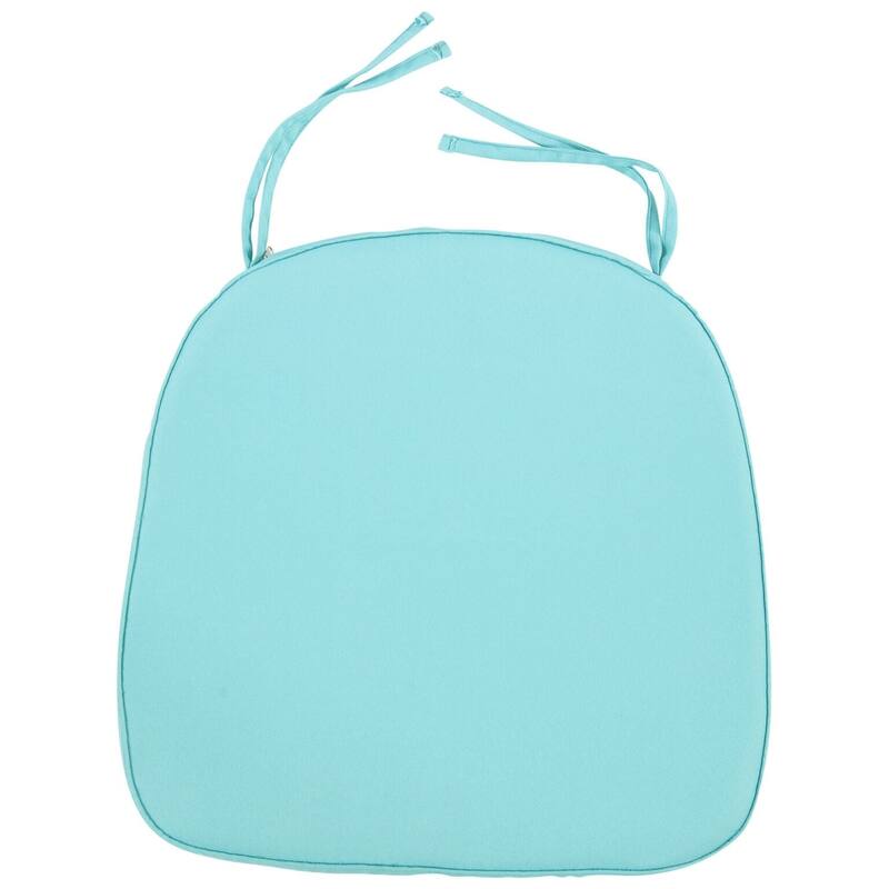 Memory Foam 15" U-Shaped Indoor Outdoor Dining Chair Pad Cushion for Kitchen Patio Garden (Set of 1, 2, 4 or 8)
