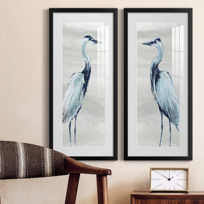 By the Sea Crane I-Premium Gallery Framed Print - Ready to Hang