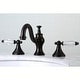 preview thumbnail 7 of 5, Victorian Crystal Widespread Bathroom Faucet Oil Rubbed bronze