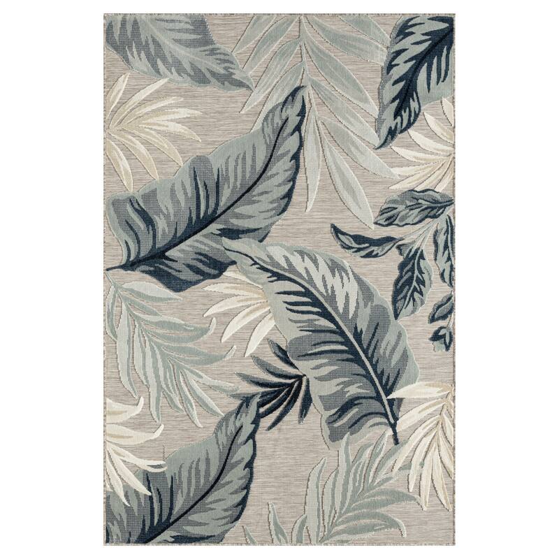 Vera Farmhouse Floral Performance Indoor/Outdoor Area Rug by Sevita