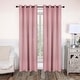 preview thumbnail 123 of 129, Superior Solid Machine Washable Room Darkening Grommet Curtains, Set of 2 52" x 120" - Mauve chalk
