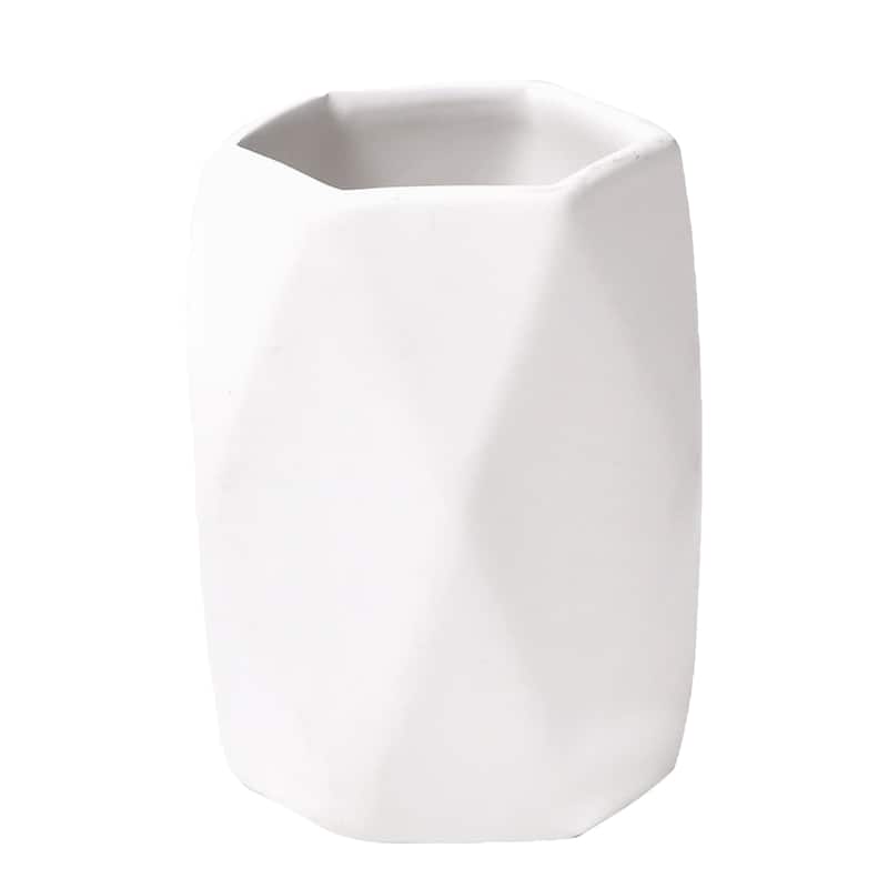 Diamond Bath Set Accessories White or Black