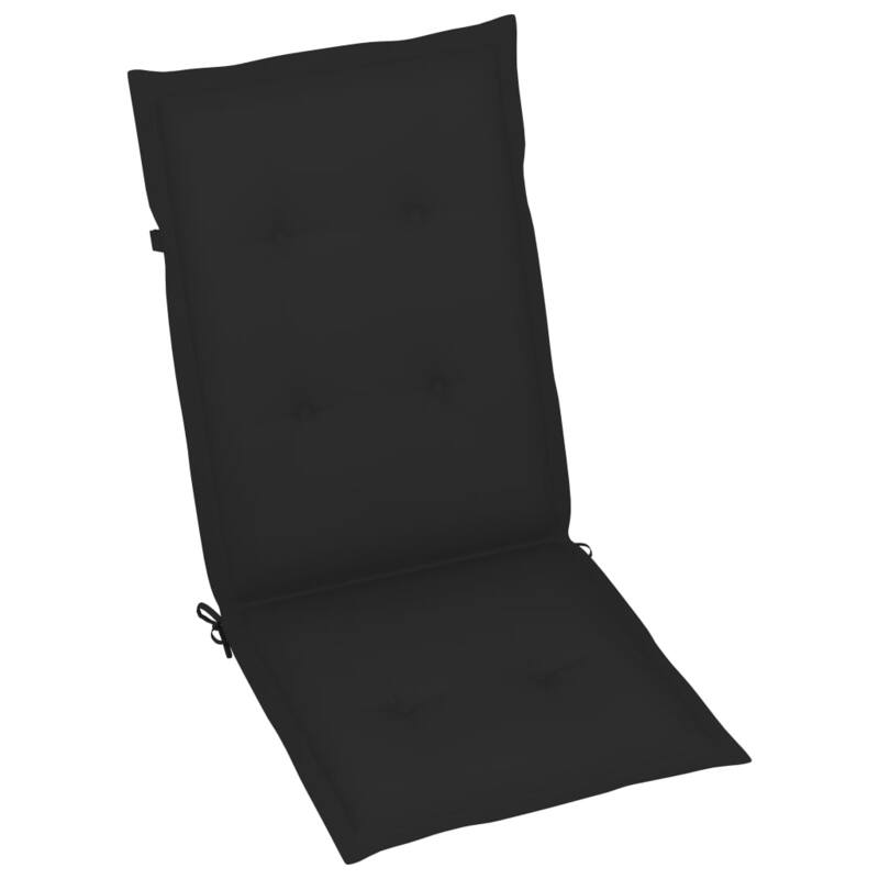 vidaXL Outdoor Recliner Chairs Patio Chair with Cushions Solid Wood Acacia