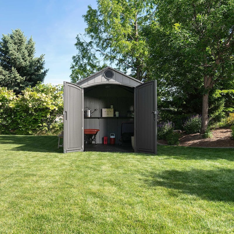 Lifetime 8 Ft. x 10 Ft. Outdoor Storage Shed