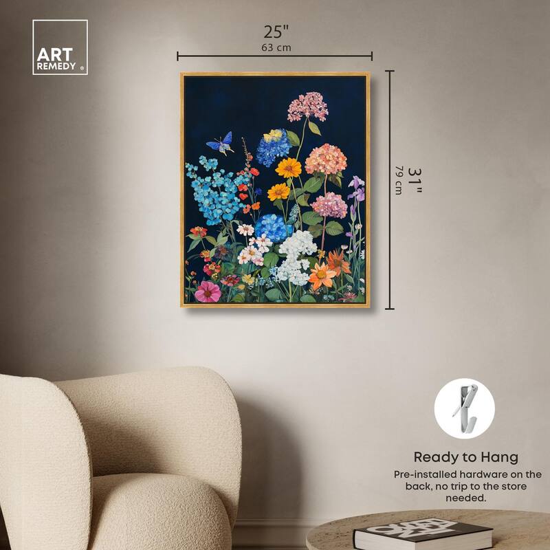 Twilight Blossoms II Canvas by Art Remedy
