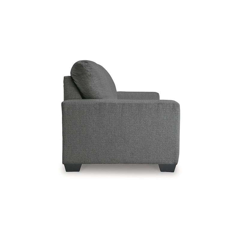 Signature Design by Ashley Rannis Pewter Full Sofa Sleeper - 76"W x 40"D x 39"H