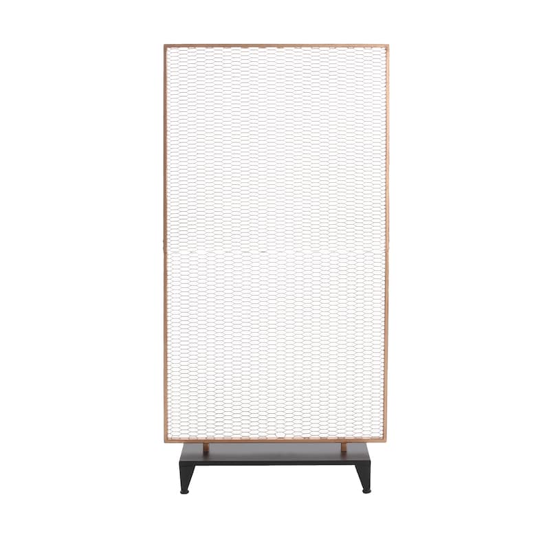 Edson 5' Tall Iron Mesh Room Divider by Christopher Knight Home