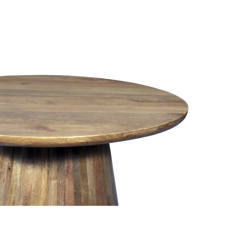 Ava 54" Round Solid Wood Dining Table