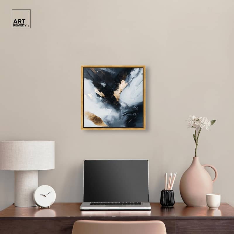 Golden Spark II Canvas by Art Remedy
