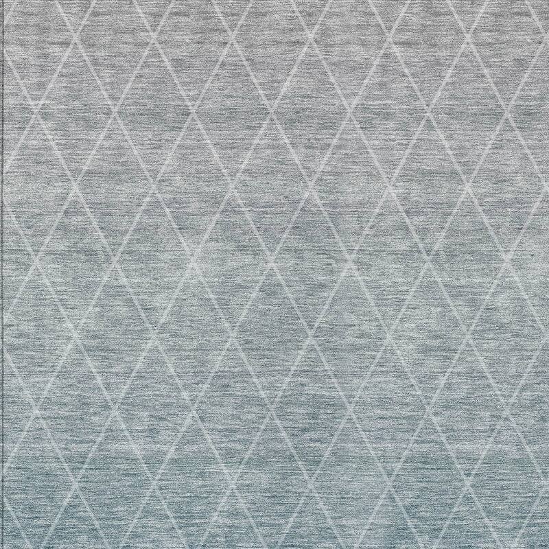 HomeRoots Geometric Transitional Rectangle Outdoor Rug