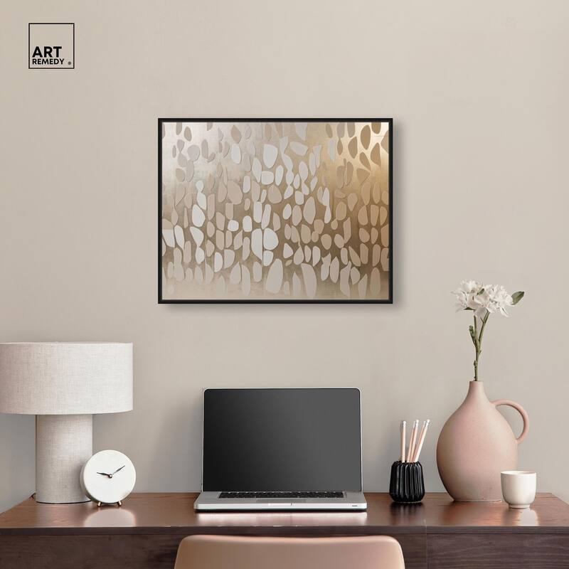 Glimmering Cascade Canvas by Art Remedy