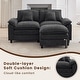 preview thumbnail 47 of 109, Modular Cloud Chenille Sectional Sofa with Ottomans, Deep Seat Convertible L-Shaped or U-Shaped Couch