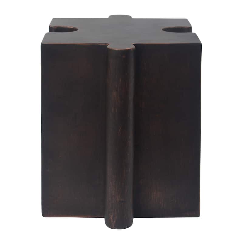 Christopher Knight Home - Mandy Modern Outdoor Side Table with Modular Concave Edge Design
