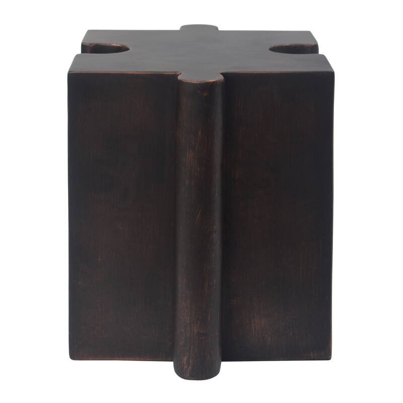 Puzzle Art Side Table, Modular Concave Edge MGO Table - Buy Singles or Combine for Custom Layouts, Indoor & Outdoor