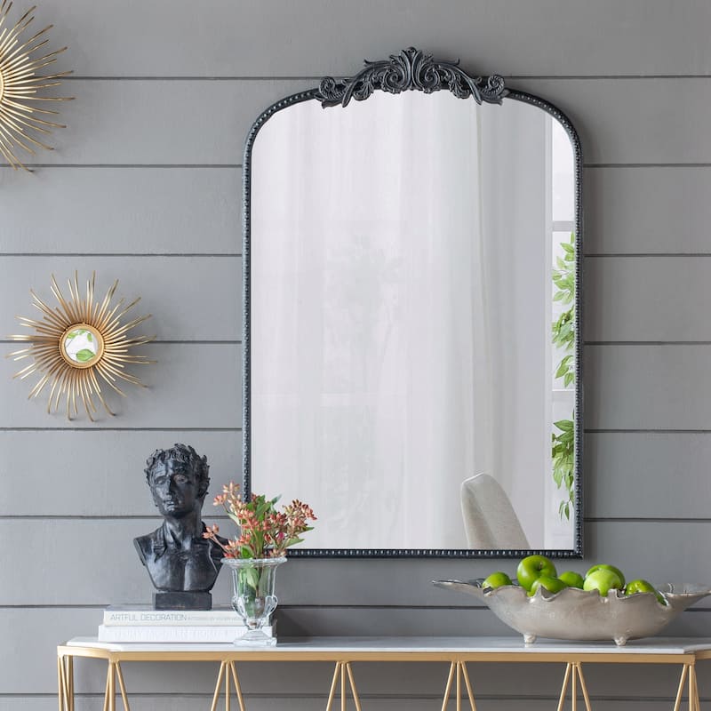 24" x 36" Baroque Inspired Arch Mirror
