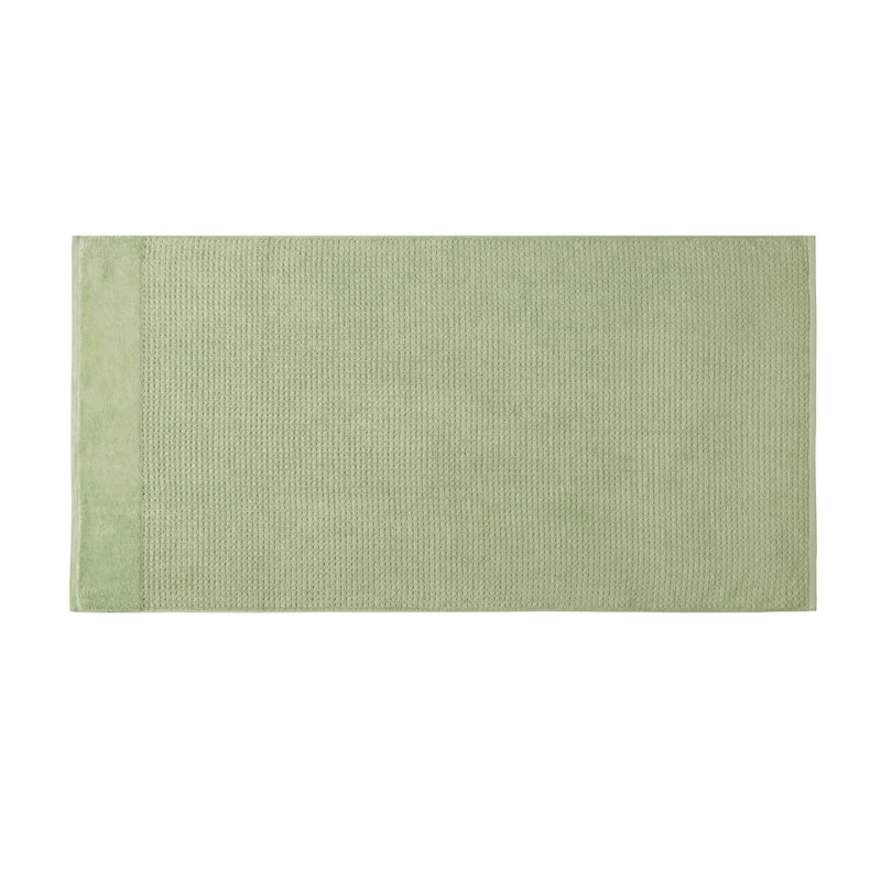 Madison Park Spa Waffle Cotton Waffle Jacquard Antimicrobial Bath Towel 6 Piece Set