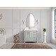 preview thumbnail 126 of 128, Willow Collections 36 in x 22 Aberdeen Freestanding Left Offset Sink Bathroom Vanity with Quartz or Marble Countertop