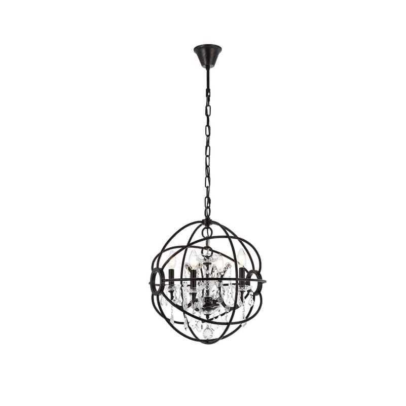 Royce Edge 4-Light Dark Bronze Pendant