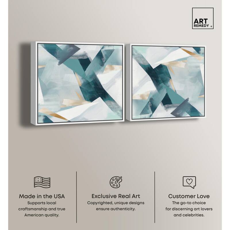 Simple Pink Look Canvas by Art Remedy