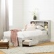 preview thumbnail 12 of 17, South Shore Navali Bookcase Headboard