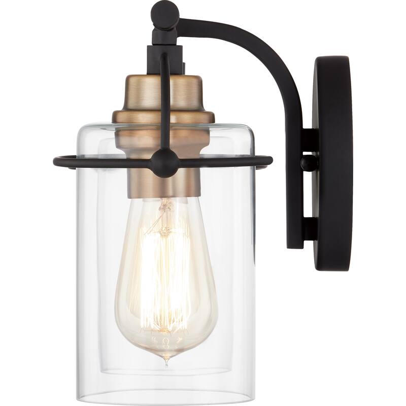 Emerson 4-Light Matte Black Vanity Light - Matte Black