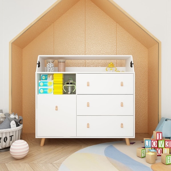 slide 2 of 14, Dresser Baby Changing Table Convenient and Stylish Nursery Essential