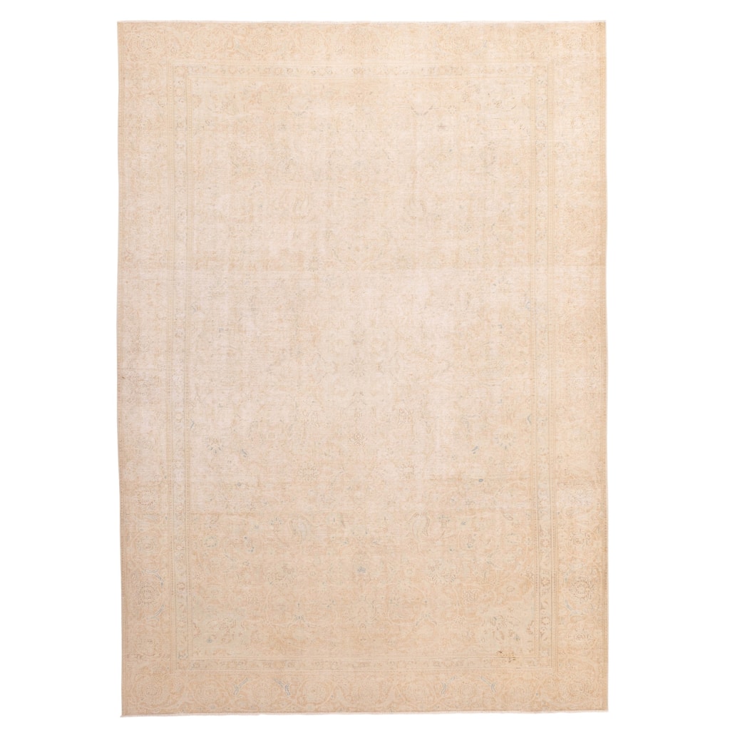 ECARPETGALLERY Hand-knotted Antalya Vintage Brown Wool Rug - 8'1 x 11'8