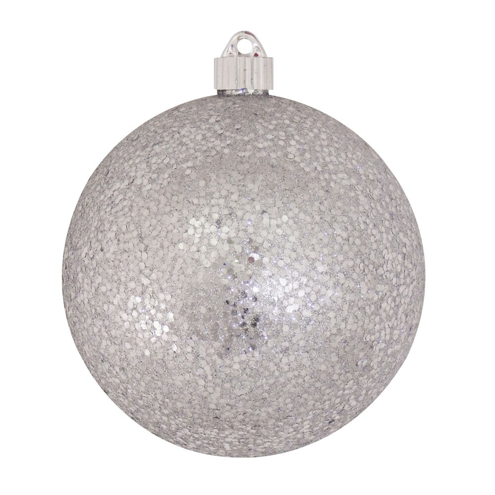 silver plastic ornaments