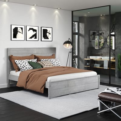 Hampton Solid Wood Bed - King Size