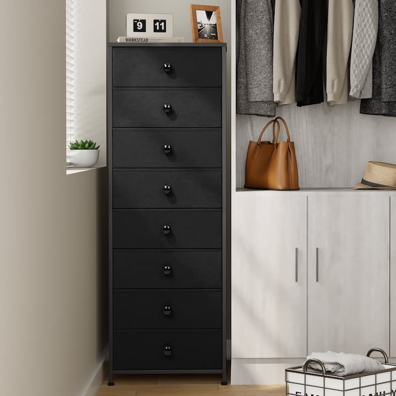 8 Drawers Chest Storage Tower Organizer Unit for Bedroom