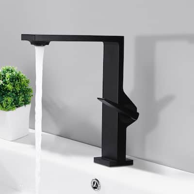 Single-Handle Deck Mounted Bathroom Faucet